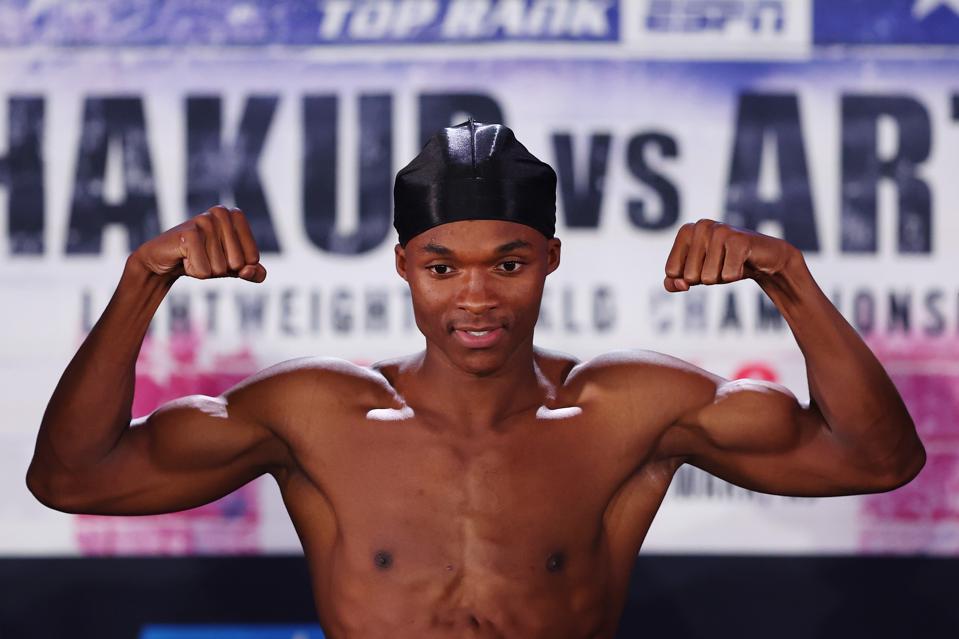 Shakur Stevenson v Artem Harutyunyan - Weigh-in