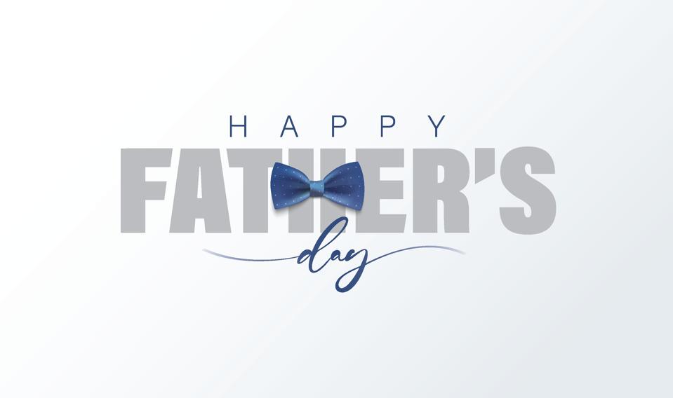 Happy Father’s Day Calligraphy greeting card.