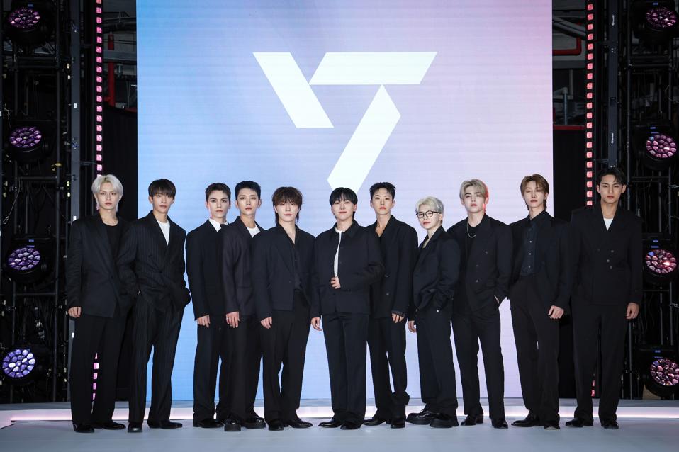 Airbnb Co-founder and CEO Brian Chesky and Global K-pop Powerhouse SEVENTEEN Welcome Fans To SEVENTEEN's 10th Anniversary Airbnb Experience