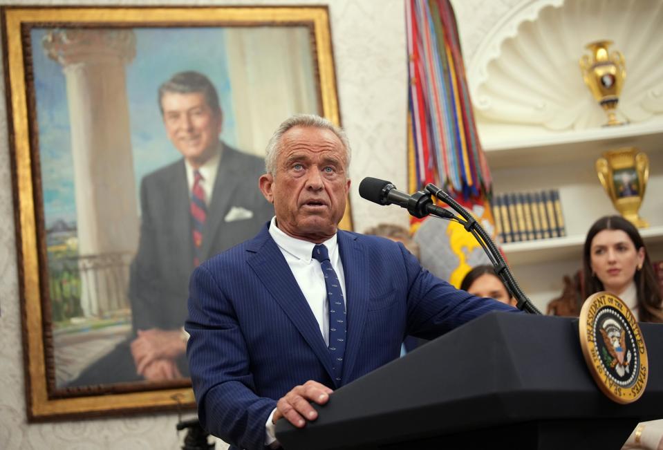 President Trump Swears In Robert F Kennedy Jr. As HHS Secretary