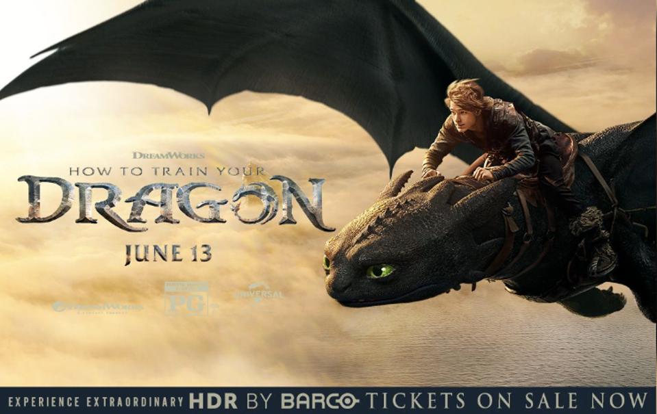 How To Train Your Dragon Barco poster