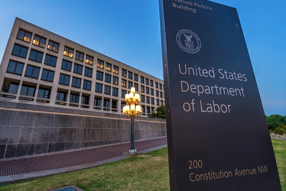 US Labor Department Headquarters