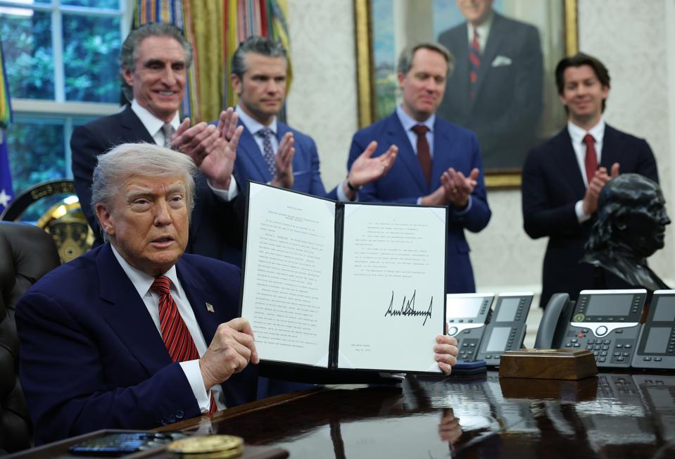 President Trump Signs Executive Orders At The White House