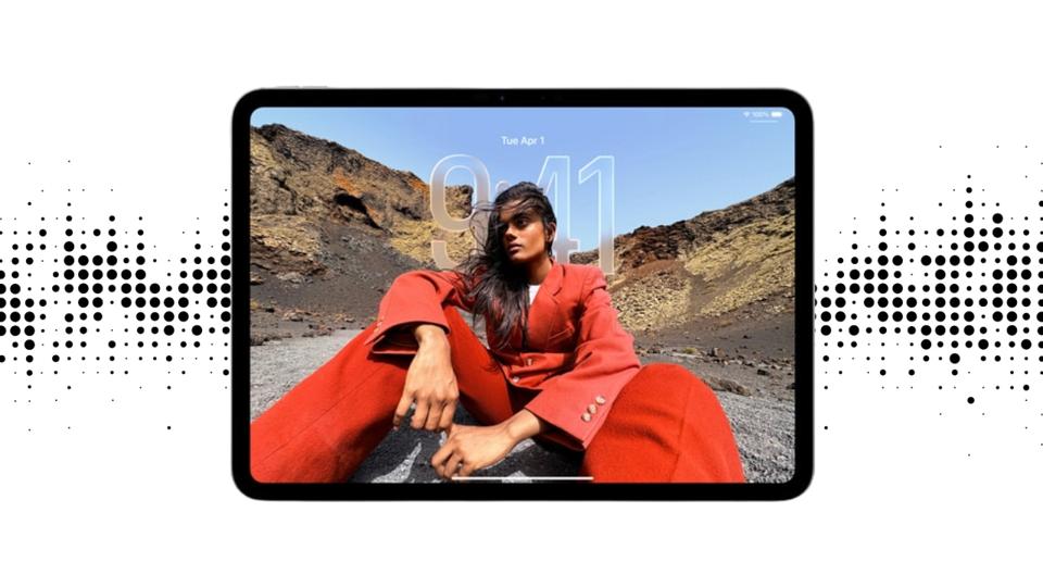 iPadOS 26 lockscreen.