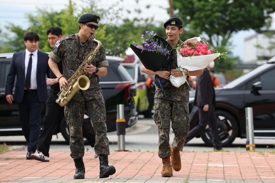 BTS' RM and V Discharged From South Korean Military
