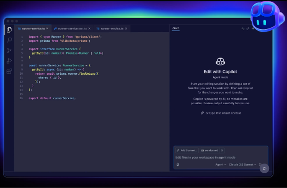 Agent mode in GitHub
