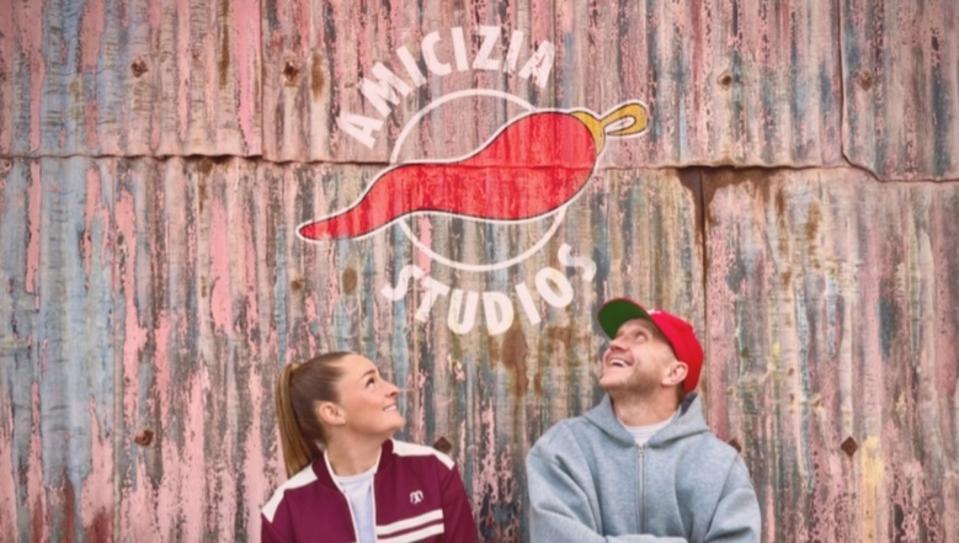 Ella Toone and James Marshall, co-founders of the Amicizia Creative Agency