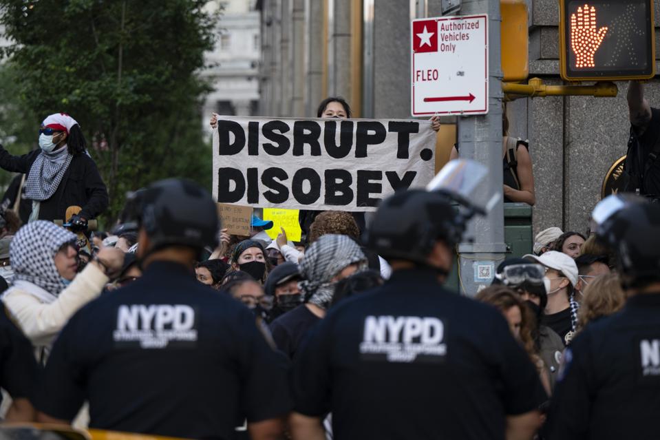Anti-ICE demonstration in New York City