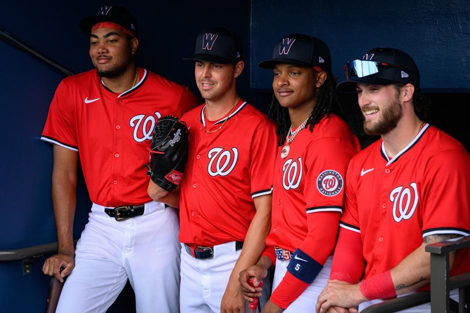 Spring Training game between the Washington Nationals and the New York Mets