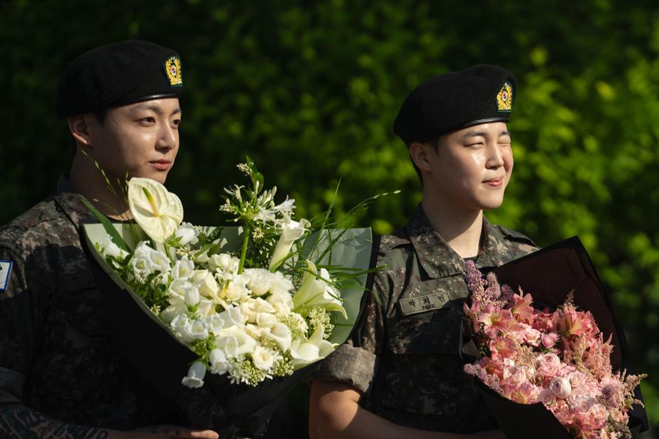 BTS members Jimin and Jungkook discharged from military service...