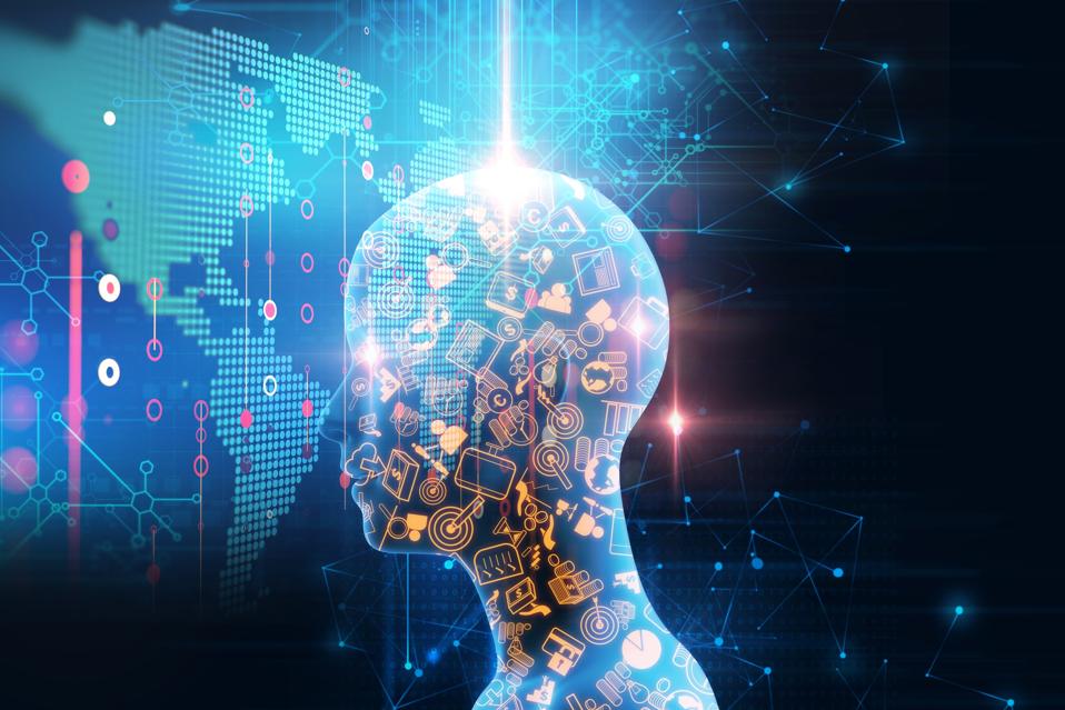 3d illustration of futuristic earth map technology abstract back