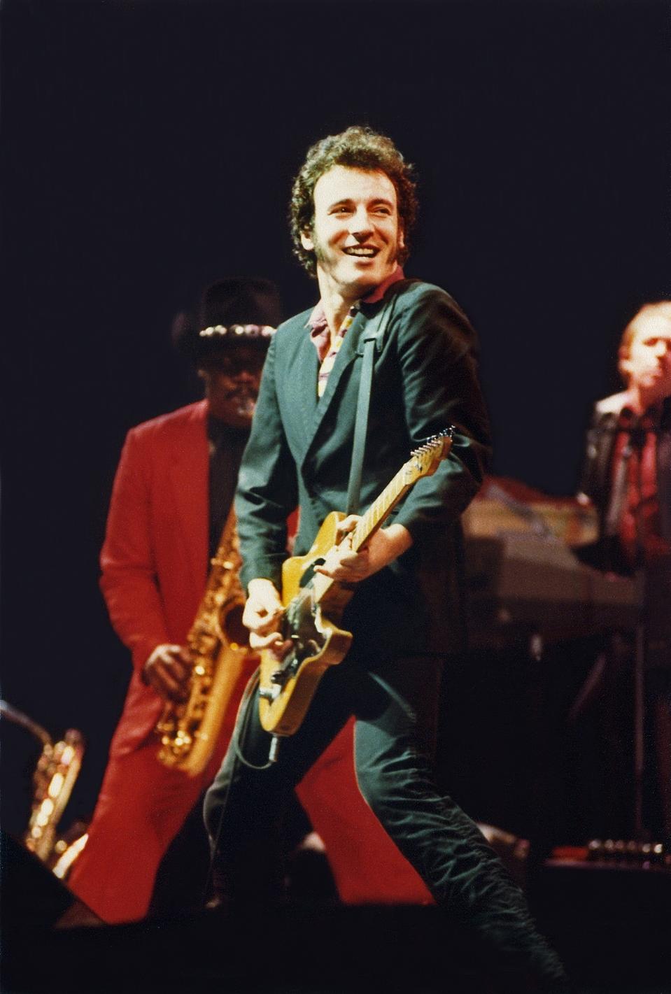 Bruce Springsteen Performs At Wembley Arena In 1981