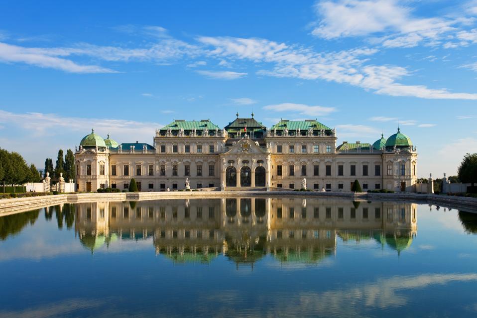 Belvedere Palace in Vienna, Austria