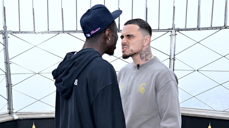 Richardson Hitchins v George Kambosos Jr. Face-Off at the Empire State Building
