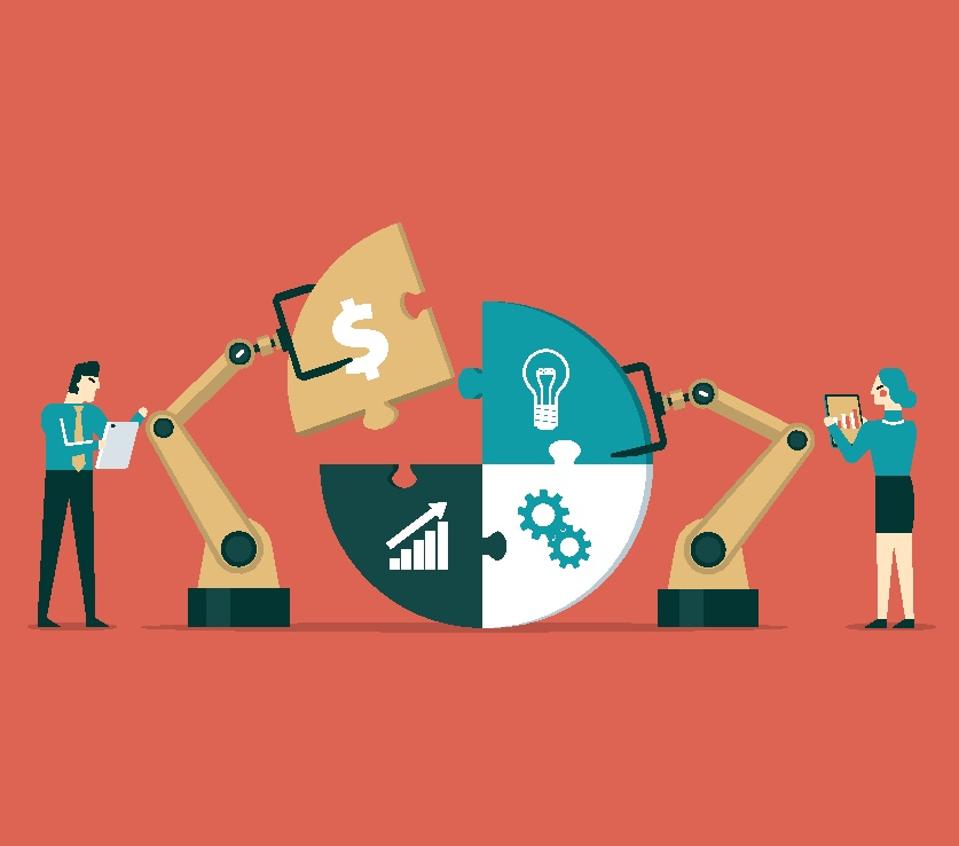 Puzzles - Automation robot arm machine