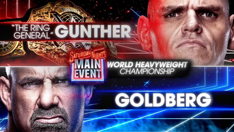 Goldberg will challenge Gunther for the WWE World Heavyweight Title.