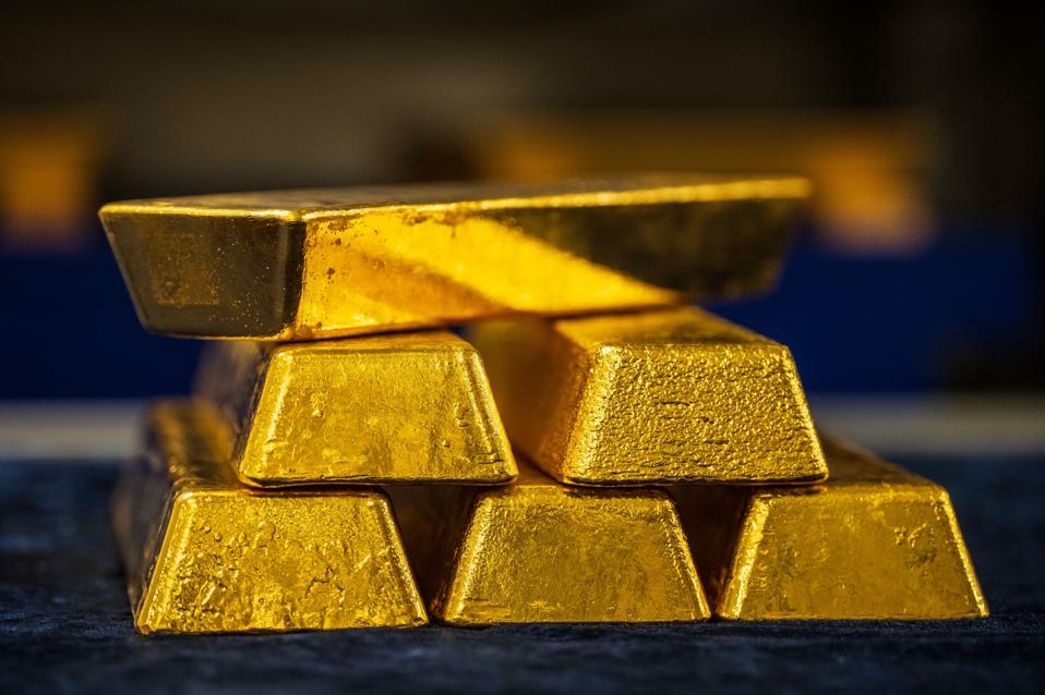 Gold Bars in The Czech National Bank's Vault