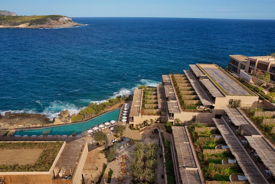 Six Senses Ibiza is a sustainable stunner at Xarraca Bay. 