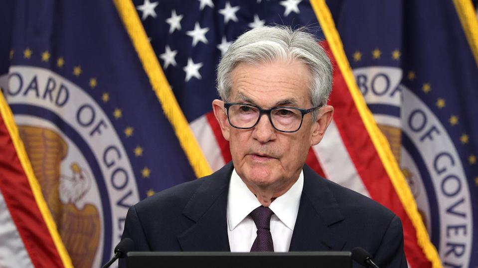 Federal Reserve Chair Powell Holds Press Conference On Interest Rates