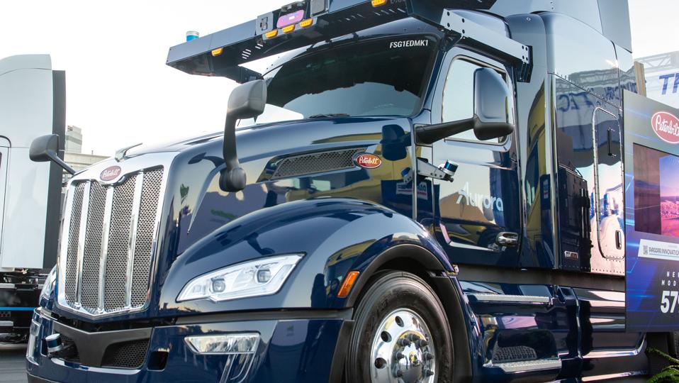Technology fair CES - autonomous trucks