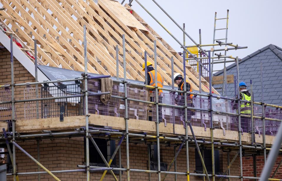 Persimmon Plc Residential Real Estate Construction Site Ahead Of Earnings