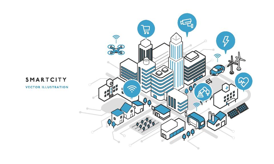Conceptual Image of a Smart City