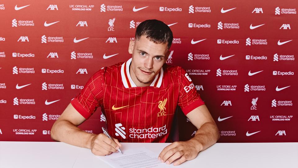 Liverpool Unveil New Signing Florian Wirtz