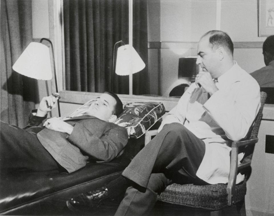 Psychiatrist Conducting Psychoanalysis on a Patient