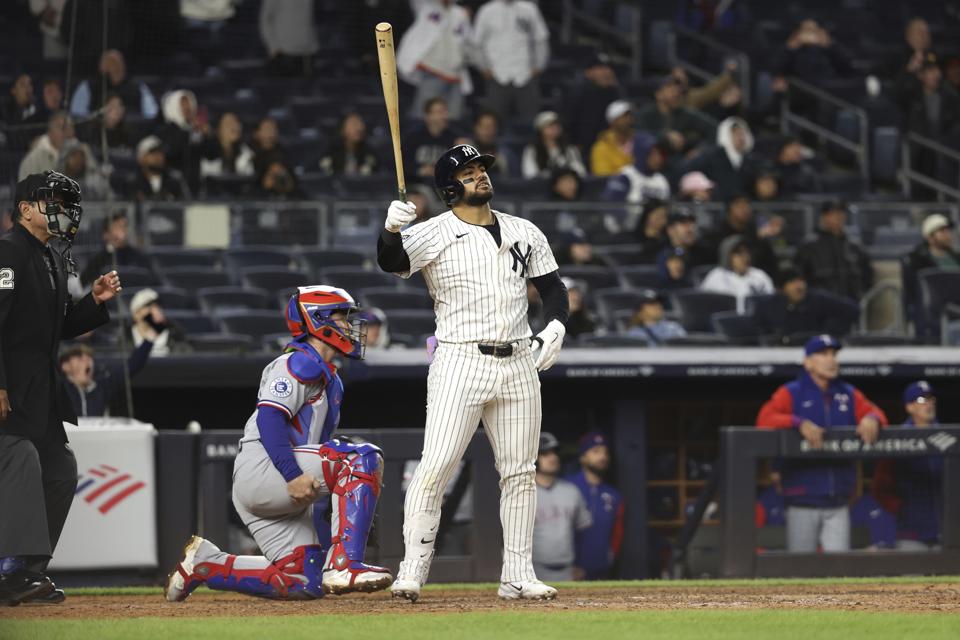 Rangers Yankees Baseball