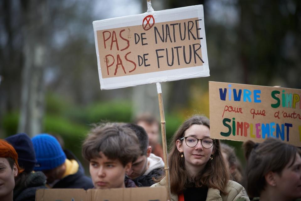 March For The Climate Urgency In Toulouse