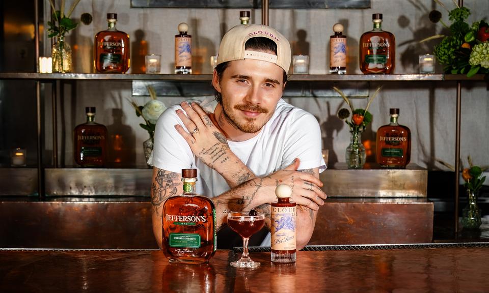 Brooklyn Beckham at a launch event for Jefferson's Rye.