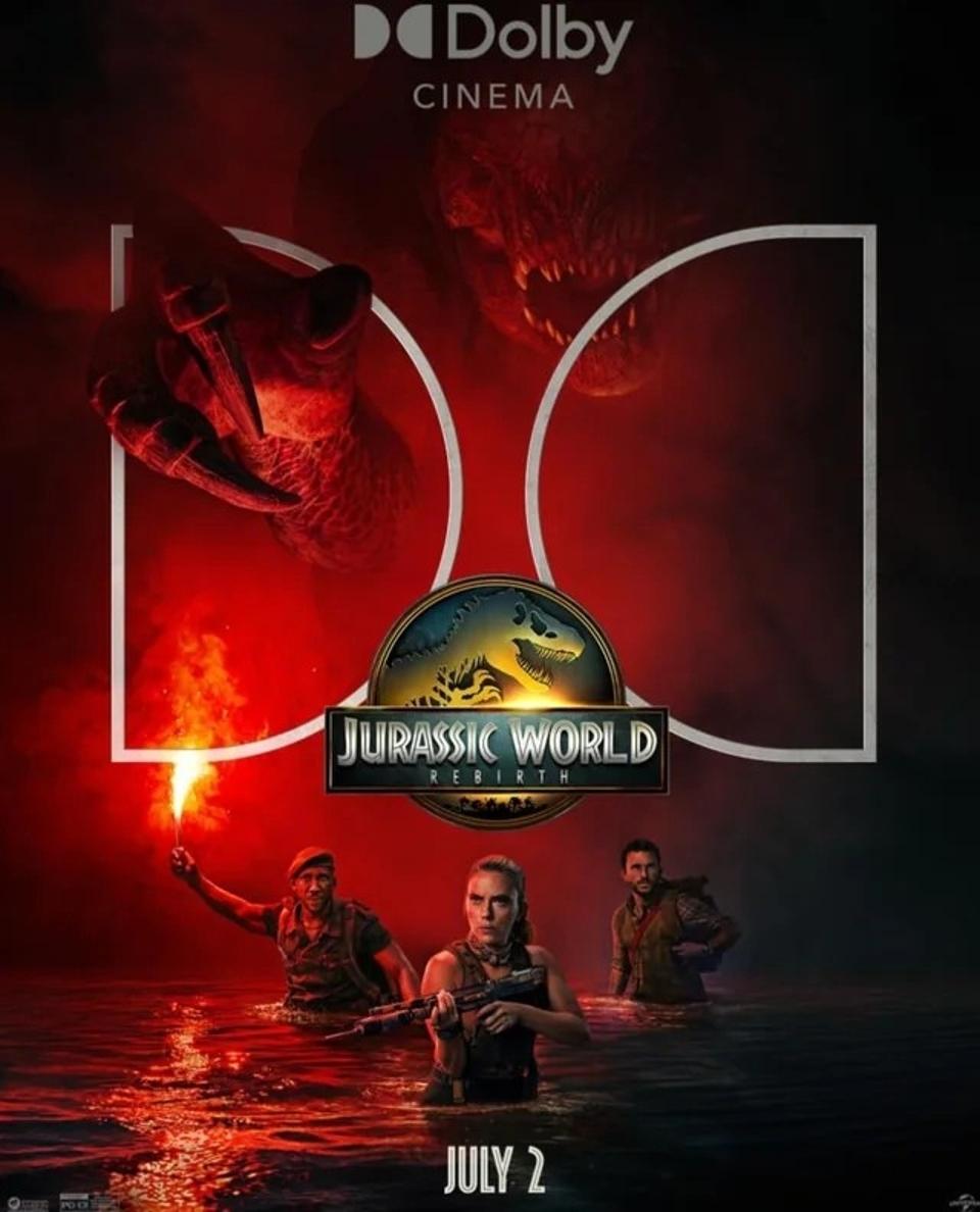Dolby Jurassic World Rebirth poster