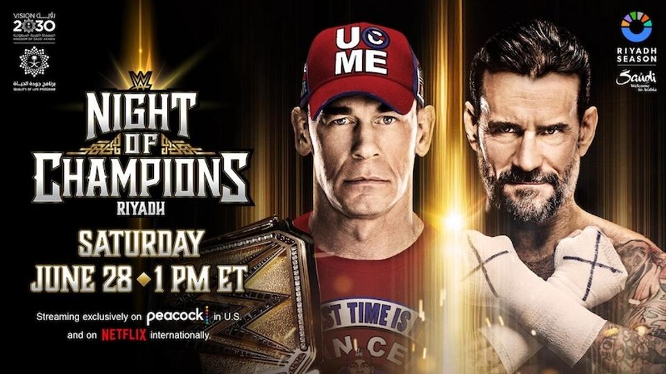 John Cena vs. CM Punk at WWE Night of Champions 2025 in Saudi Arabia