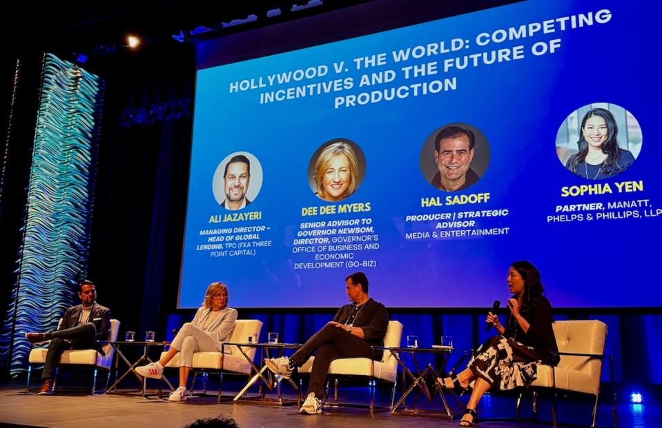 UCLA Entertainment Symposium Tax incentives panel DeeDee Myers