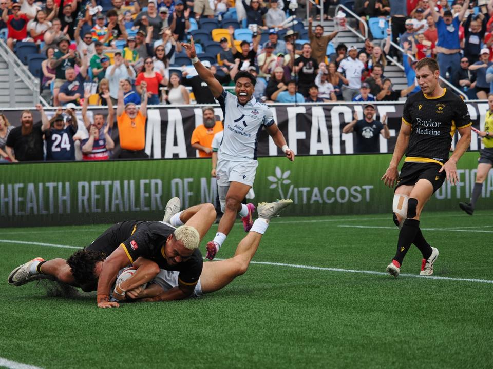 New England Free Jacks vs. Houston Sabercats in the Major League Rugby 2025 Championship, Saturday, June 28 at Centreville Bank Stadium in Rhode Island.