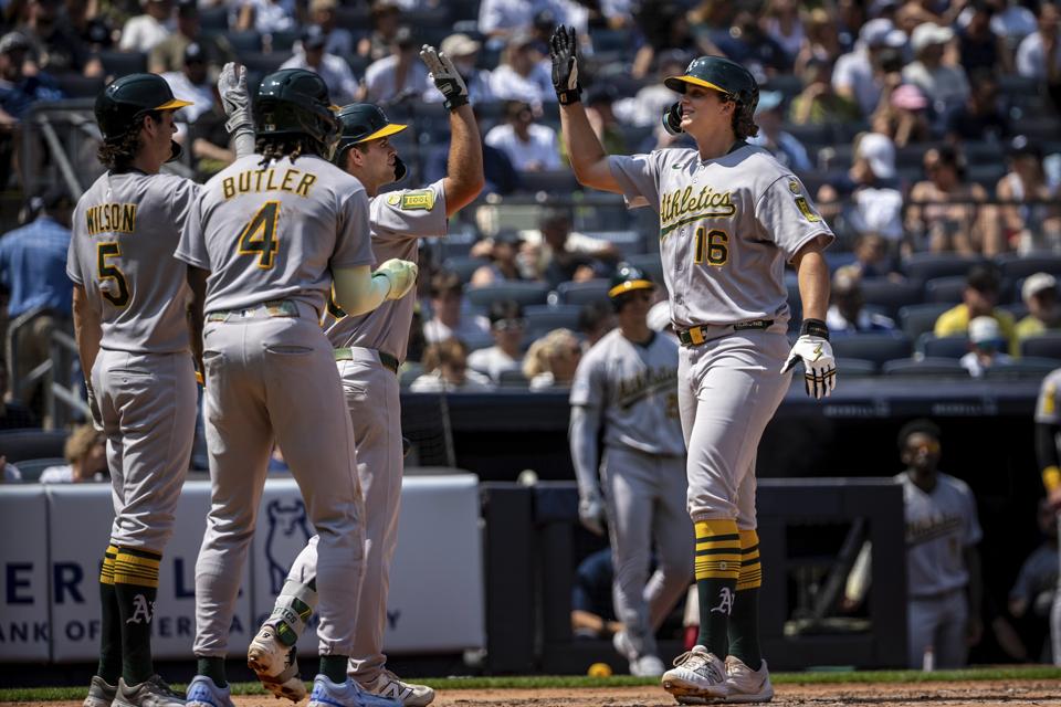Athletics Yankees Baseball