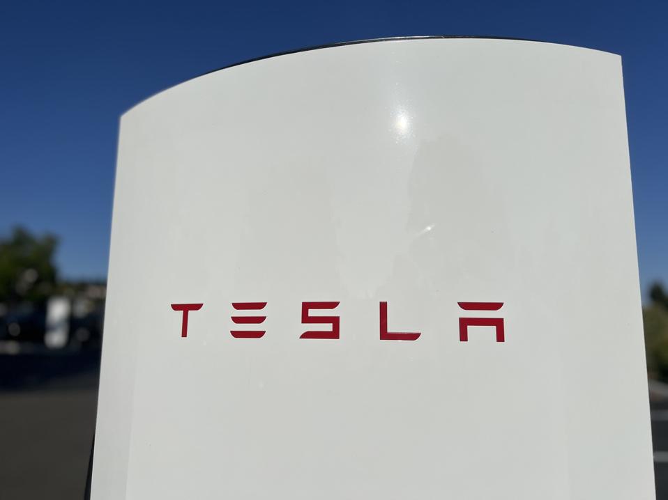Tesla Supercharger Close-Up