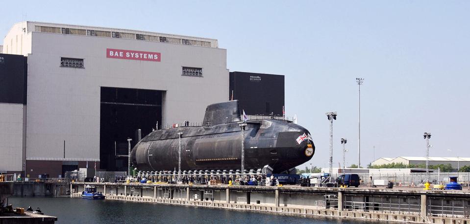 The first Astute class nuclear submarine...