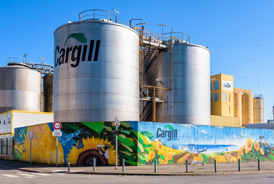 Cargill factory in Saint-Nazaire, France.