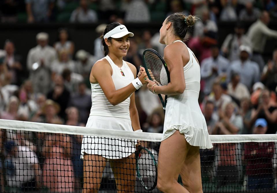 Aryna Sabalenka shows warmth towards Emma Raducanu after defeating the Briton at Wimbledon
