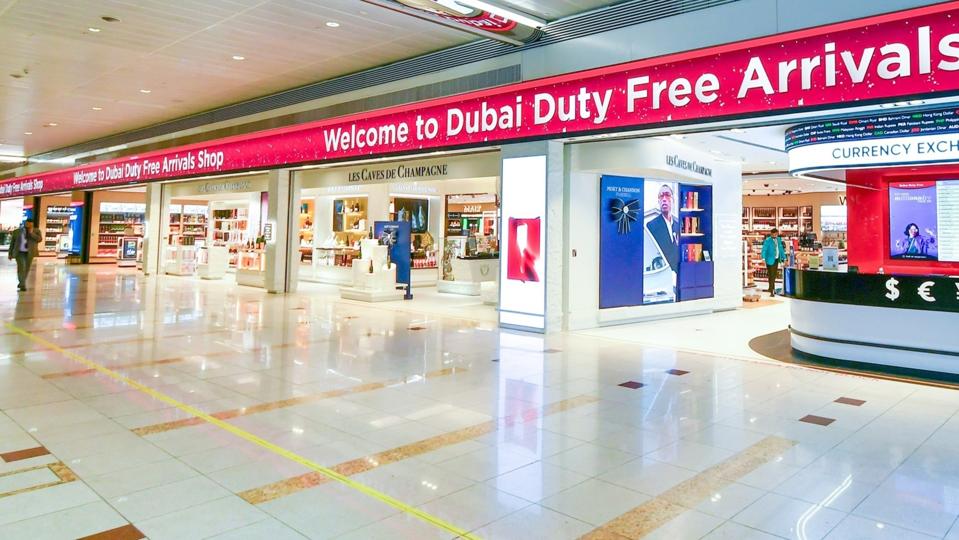 Dubai Duty Free Arrivals Shop 3 in Terminal 3.