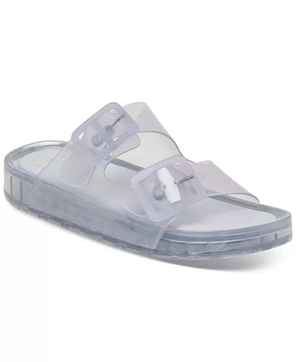 Clothing Wide Jelly Sandals Women's Beach Jelly Sandals 80S 90S T