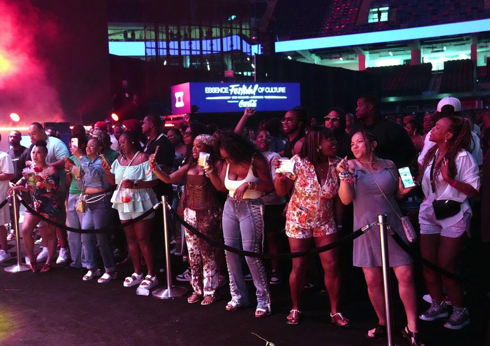 Audience during the ESSENCE Festival of Culture presented by Coca-Cola