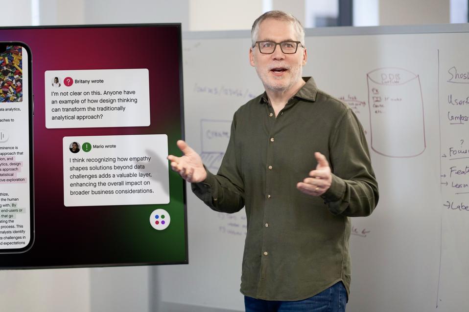 David Podolny, founder of Honor Education, speaks at the company HQ in San Francisco, CA.