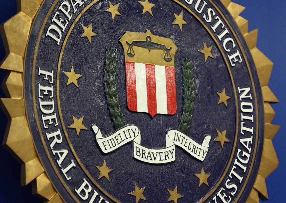 FBI logo in blue