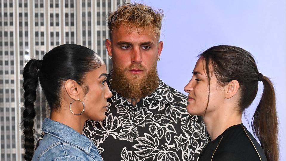 Katie Taylor-Amanda Serrano faceoff at Empire State prior to historic women’s boxing event