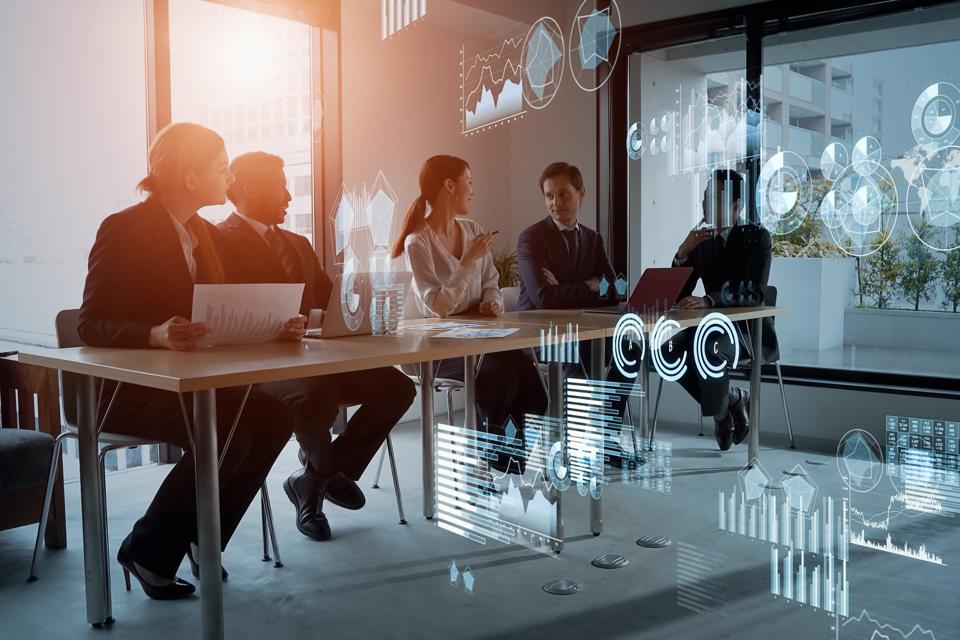 Statistics of business concept. Finance chart. Financial planning. Data analysis.