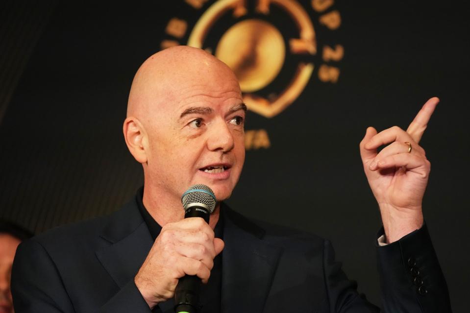 FIFA President & FIFA Legends Media Scrum