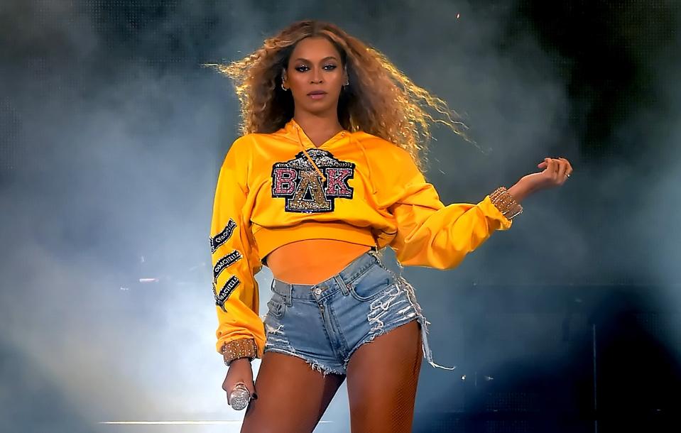 Beyonce Knowles performs onstage during the 2018 Coachella Valley Music and Arts Festival.