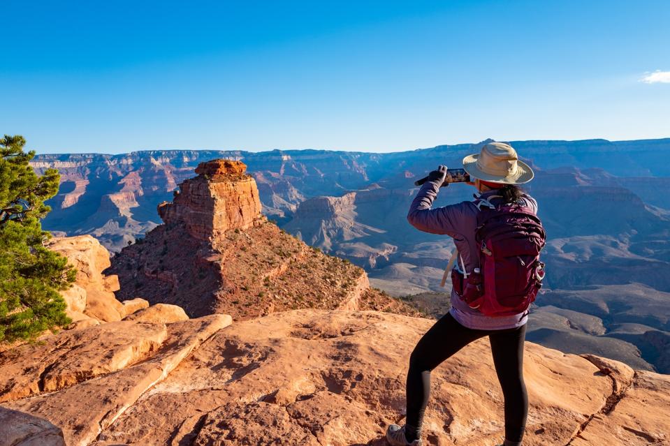 scenic view of the South Rim of the Grand Canyon